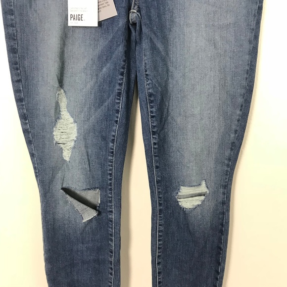 FIRM $248 Paige Verdugo Skinny Crop Wensley Jeans - Picture 3 of 5